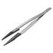ESD Plastic Tip Tweezers, Style 249, Carbon PEEK Tips A249CP, Thick, 5.1"